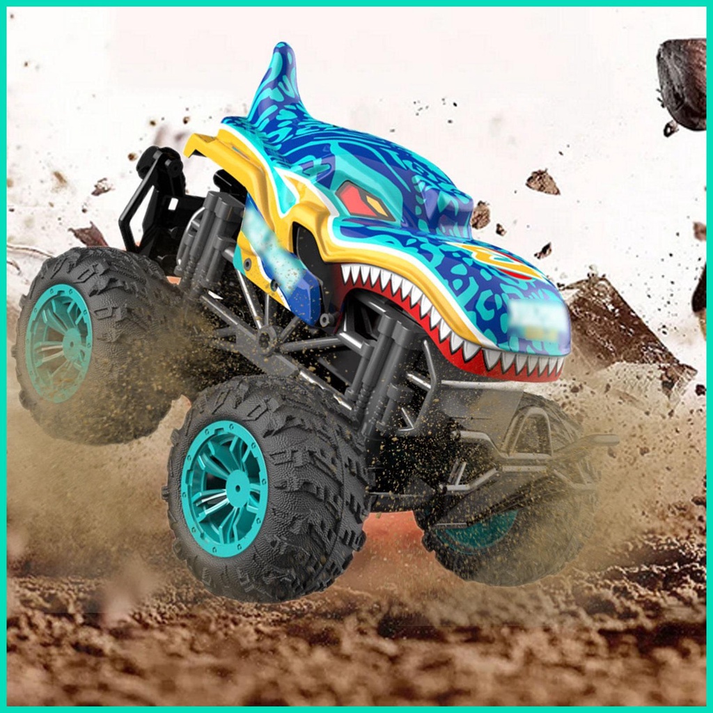 Xe Tải Cá Mập Điều Khiển Từ Xa 2.4Ghz Tỉ Lệ 1: 18 Kèm Sạc Lại Được