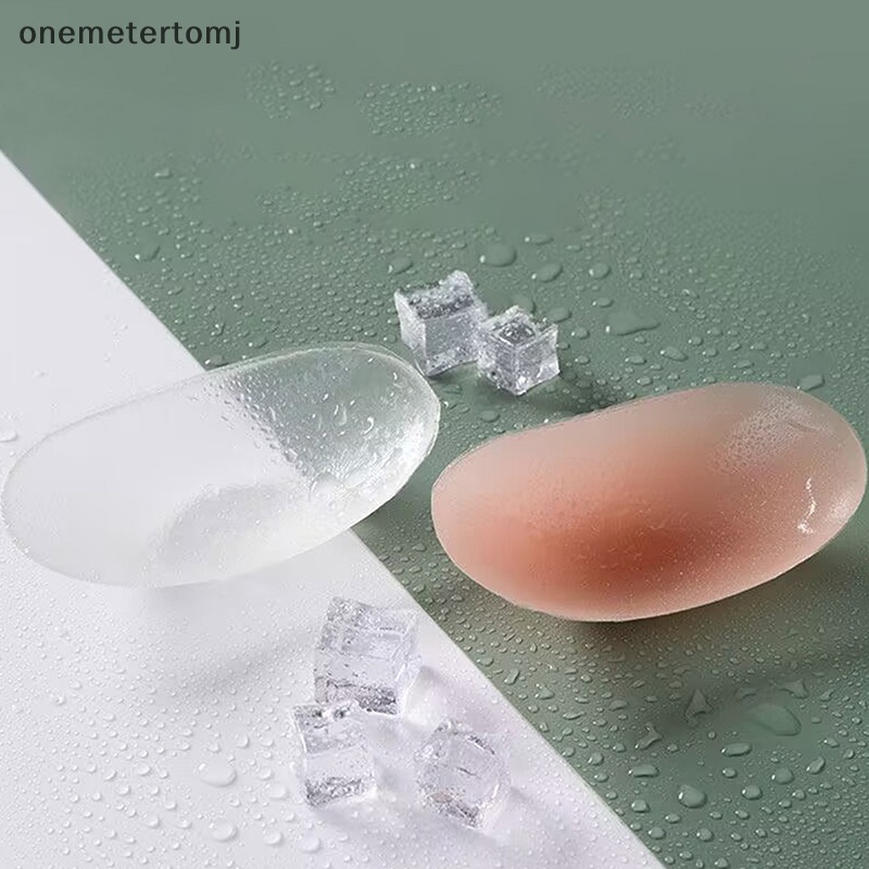 1 Cặp Đệm Vai Bằng Silicon Mềm Tự Dính Chống Trượt Có Thể Tái Sử Dụng Trang Trí Quần Áo Nữ