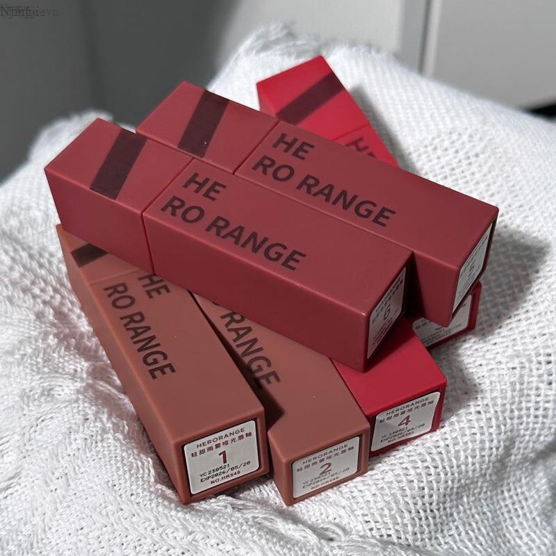 HERORANGE~Son Kem Lì Chất Bùn Mịn Mềm Mại Mịn Màng ☆May☆