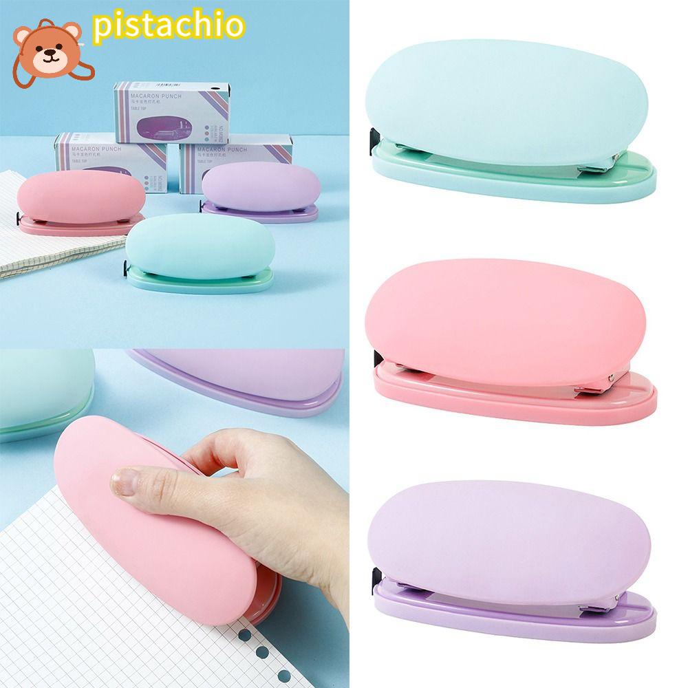 PISTA Dụng Cụ Đục Lỗ Hai Lỗ 6CM Màu Sắc Macaron Dành Cho Học Sinh / Văn Phòng