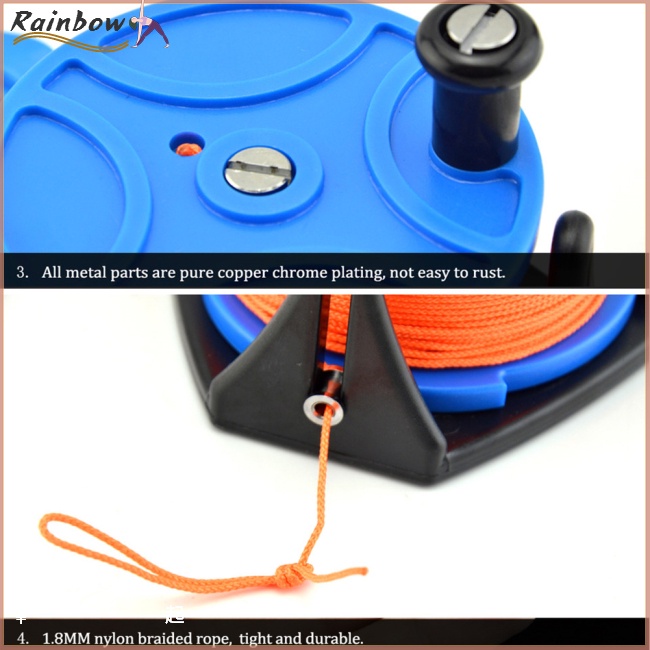 Cuộn Dây Lặn Cầm Tay 46 / 83m Chuyên Dụng Chất Lượng Cao