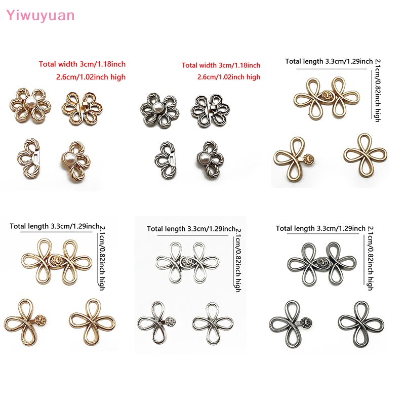 < Yiwuyuan > Thắt Lưng Nút Thắt Nút Bằng Kim Loại Vô Hình Có Thể Tháo Rời Phong Cách Trung Hoa Mới