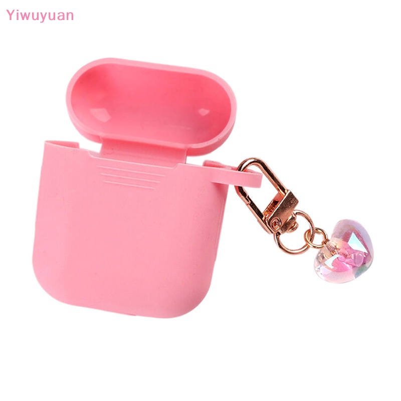 &lt; Yiwuyuan &gt; Móc Chìa Khóa Hình Trái Tim Lấp Lánh Phong Cách Hàn Quốc Thời Trang Cho Nữ
