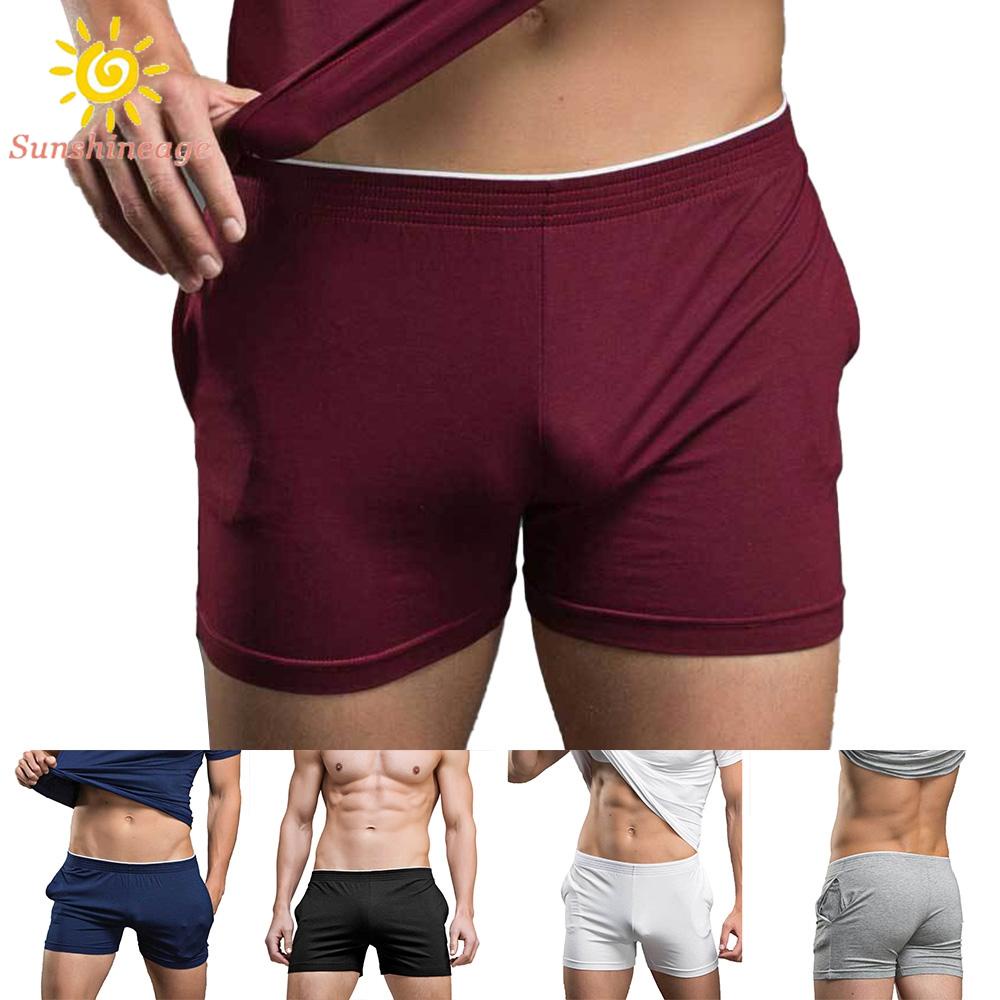 Quần Short Ngủ Màu Trơn Thoải Mái Và Thư Giãn Cho Nam