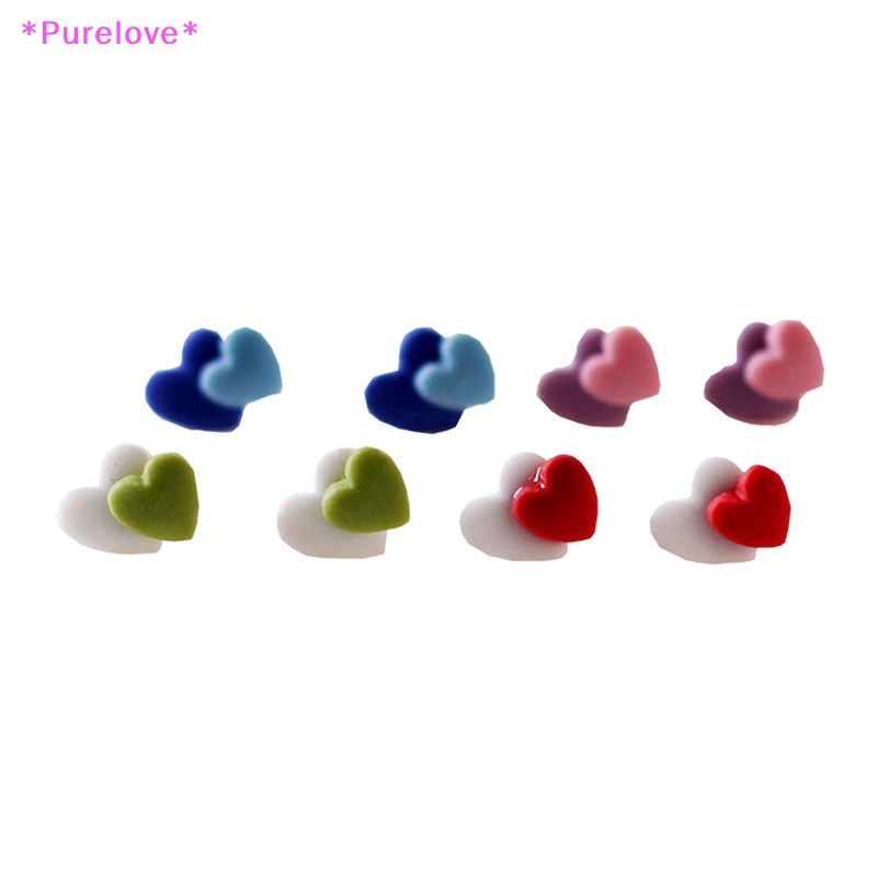 1 Đôi Bông Tai Hình Hoa Hướng Dương / Ngôi Sao / Trái Tim Bằng Sứ Nhiều Màu Thời Trang Cho Nữ Mới