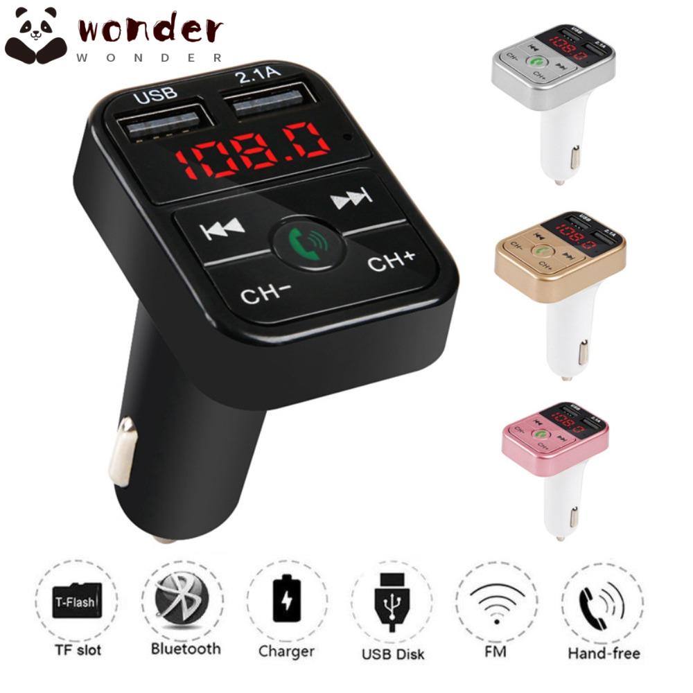 Thiết Bị Thu Bluetooth Không Dây 12-24V Kiêm Đài FM MP3 Cổng Sạc USB Kép Cho Xe Hơi