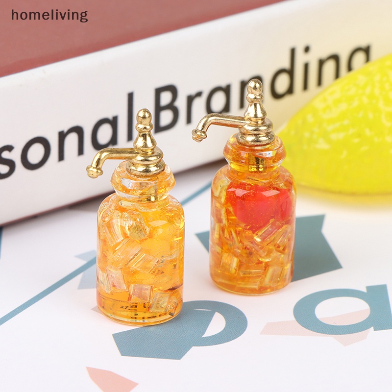 Mô Hình Hũ Thủy Tinh Đựng Nước Uống / Trái Cây Tỉ Lệ 1: 12 Trang Trí Nhà Búp Bê