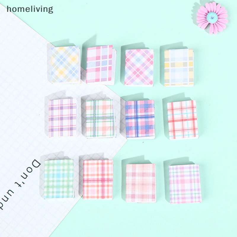 Set 4 Sổ Tay Đồ Chơi Kẻ Sọc Nhiều Màu Dành Cho Nhà Búp Bê