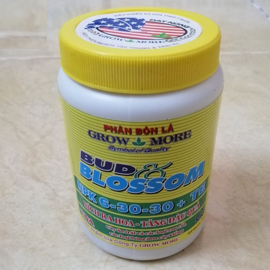 PHÂN BÓN LÁ 6-30-30+TE GROWMORE LỌ 100G - AN TOÀN CHO NGƯỜI SỬ DỤNG, THÂN THIỆN VỚI MÔI TRƯỜNG