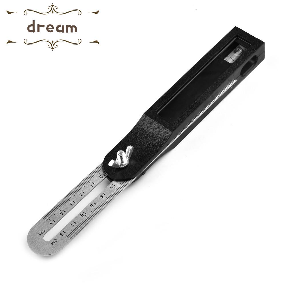 【DREAMLIFE】Angle Ruler Bevel Sliding Carpenters Gauge Angle Finder Wood Marking Tool