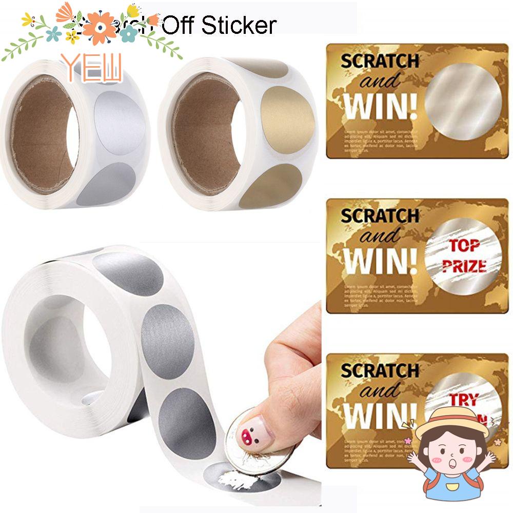 Set 300 / 600 Nhãn Dán Hình Tròn Họa Tiết Vui Nhộn Trang Trí Tiệc