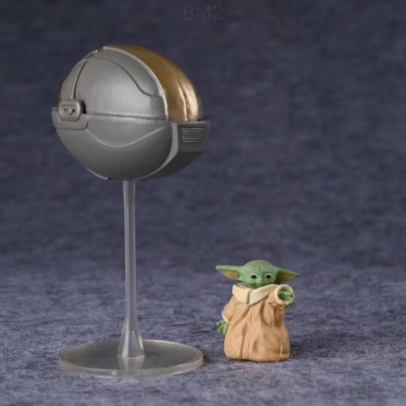 Mô Hình Nhân Vật Djarin The Mandalorian and The Child Yoda Trong Phim Star Wars 20CM