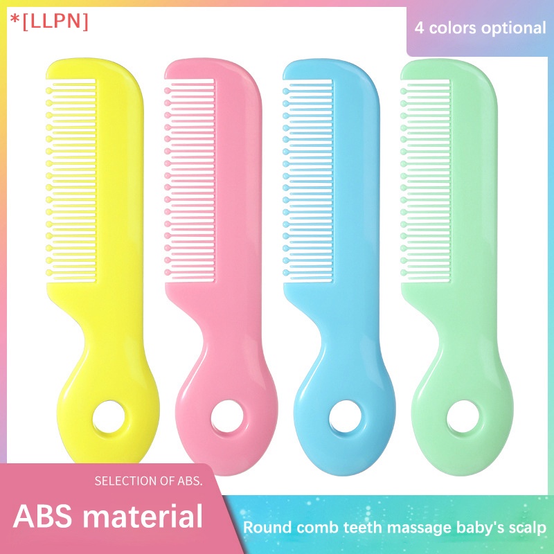 Lược Chải Tóc Mát Xa Da Đầu Bằng Nhựa ABS Nhiều Màu Sắc Chất Lượng Cao Cho Bé Sơ Sinh