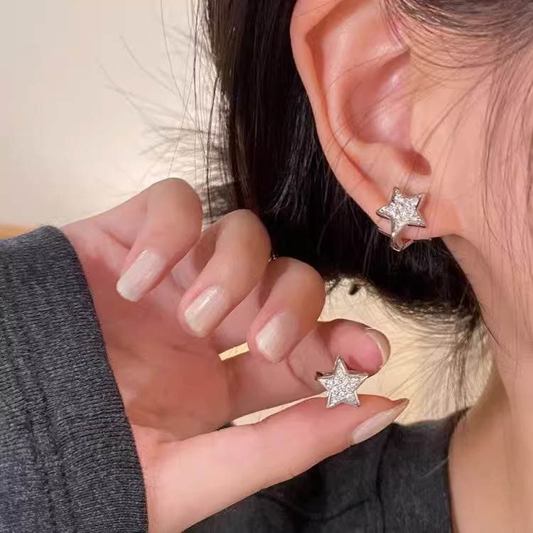 Bông Tai Ngôi Sao Lấp Lánh Thời Trang Dành Cho Nữ