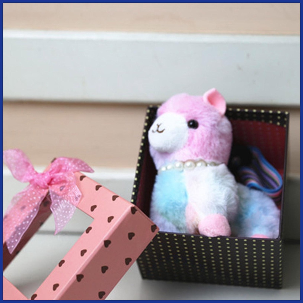 Móc Khóa Hình Lạc Đà Alpaca Nhồi Bông Dễ Thương