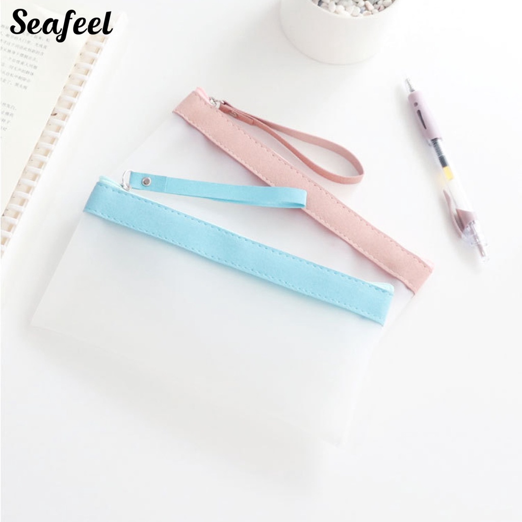 Túi Đựng Bút Chì Sức Chứa Lớn Có Khóa Kéo Tiện Dụng