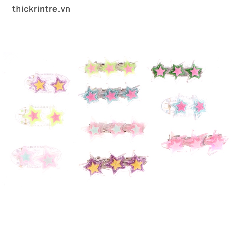 Kẹp Tóc Hình Ngôi Sao Lấp Lánh Thời Trang Mùa Hè Y2K 1 Cái Cho Nữ