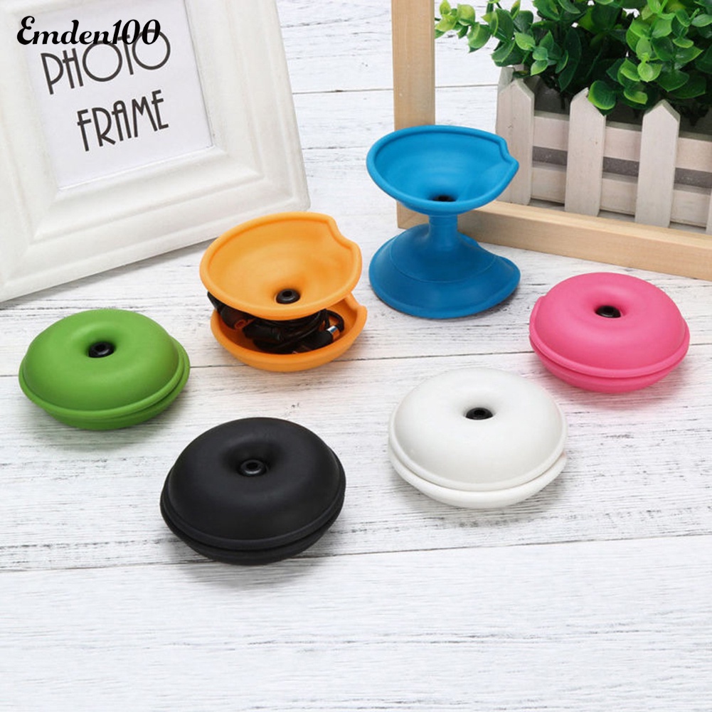 Phụ Kiện Quấn Dây Cáp / Tai Nghe Bằng Cao Su Hình Chú Rùa Dễ Thương