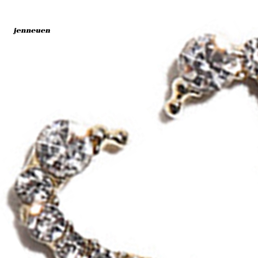 Bộ 6 Hạt Pha Lê AB Trong Suốt Đế Phẳng Trang Trí Móng Tay 3D DIY