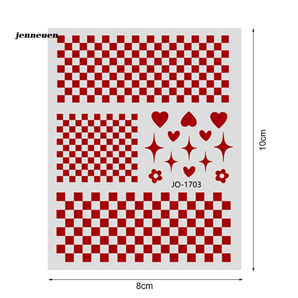 Miếng Dán Trang Trí Móng Tay 2D Siêu Mỏng Tinh Tế