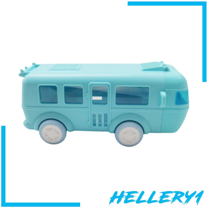 Bình Nước Hình Xe Buýt Có Ống Hút Và Dây Đeo Vai Điều Chỉnh Được