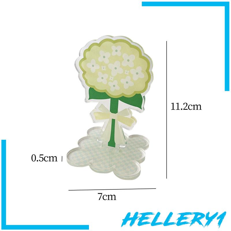 Giá Đỡ Ảnh / Thẻ Số Bàn Bằng Acrylic In Họa Tiết Hoa Xinh Xắn Trang Trí Tiệc Cưới