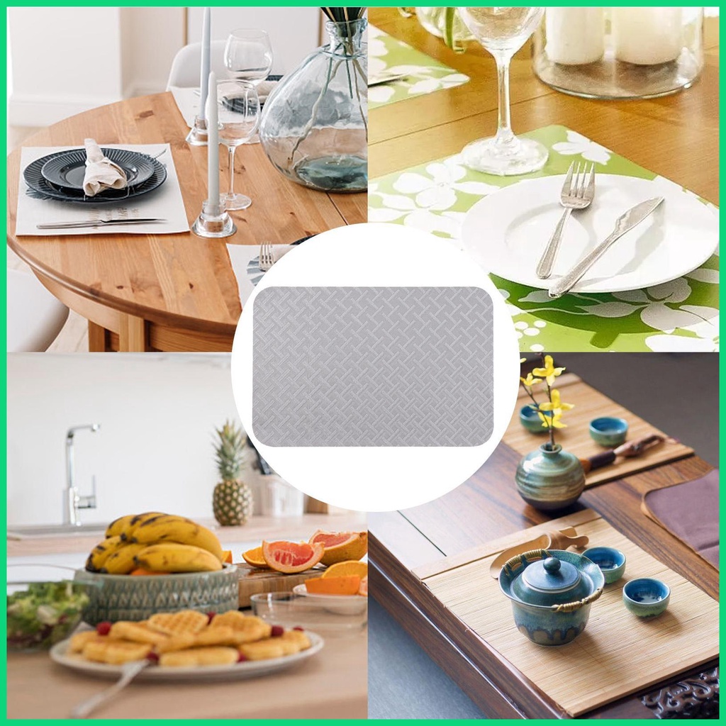 Tấm Lót Bàn Ăn Bằng Polyester Chịu Nhiệt Chống Bẩn Tiện Dụng Cho Tiệc Cưới