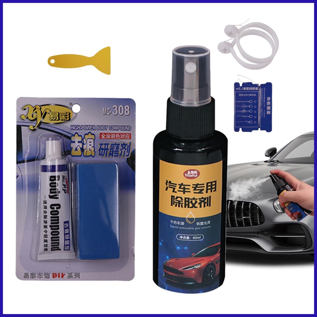 Bộ Dụng Cụ Loại Bỏ Phim Dán Xe Hơi Hình Vây Cá Mập