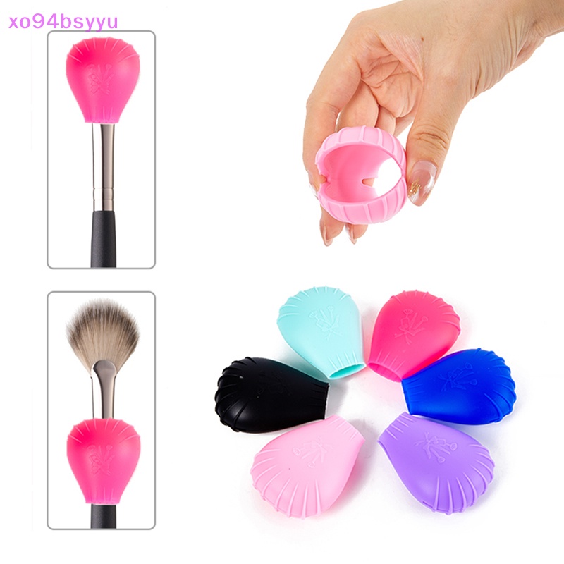 1 Hộp Đựng Cọ Trang Điểm xo94bsyyu Bằng Silicon Tiện Dụng Khi Đi Du Lịch