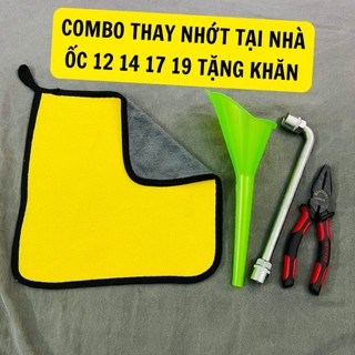 Dụng cụ thay nhớt xe máy tại nhà