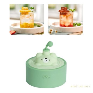 Khuôn làm đá viên bằng silicone diy có nắp đậy tháo gỡ dễ dàng
