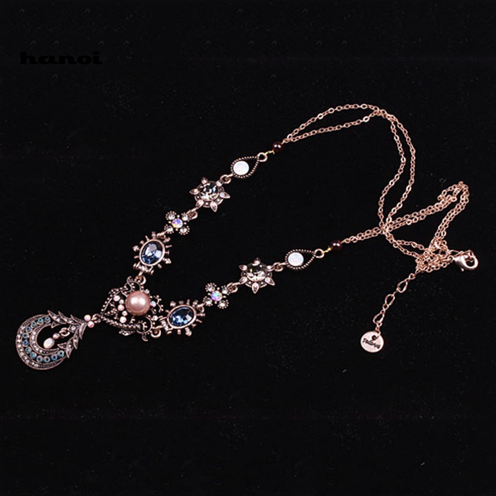 Vòng cổ MặT HìNh Oval ĐíNh Kim Cương Giả ThờI Trang Cho Nữ