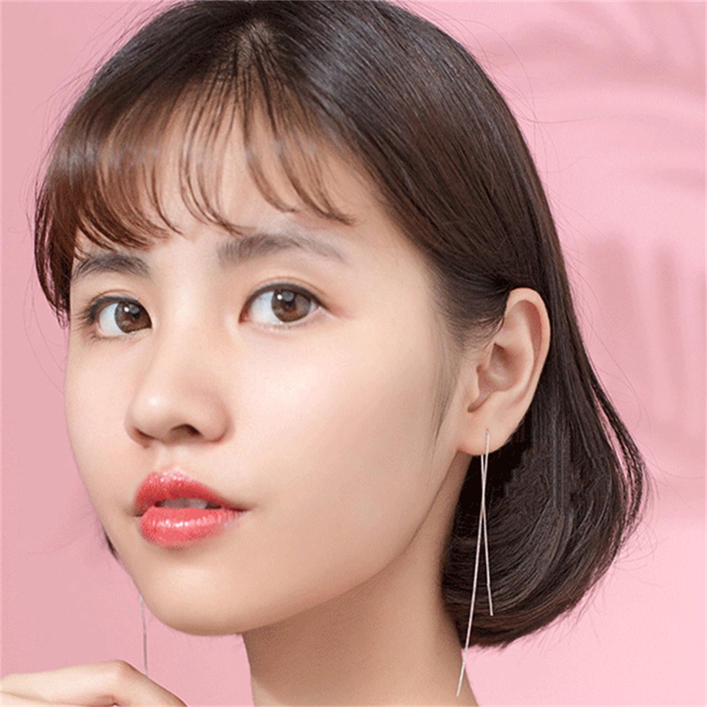 Khuyên Tai Tua Rua Dáng Dài Đơn Giản Phong Cách Hàn Quốc