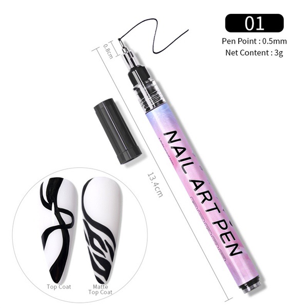 Bút gel vẽ móng bút trang trí móng