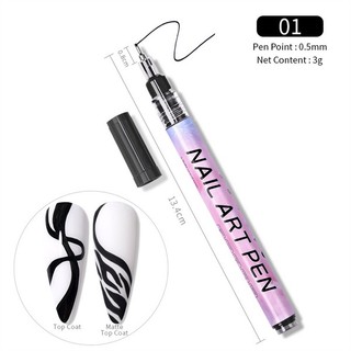 Bút gel vẽ móng bút trang trí móng bút vẽ gel