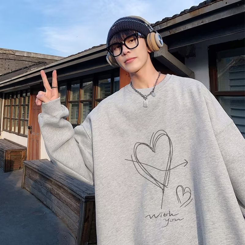 Áo Thun Tay Dài In Chữ Trẻ Trung Cho Nam