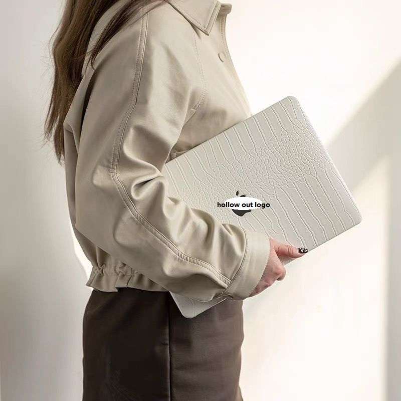 Vỏ Da Bảo Vệ Laptop Họa Tiết Cá Sấu 3D Sang Trọng Cho Macbook Air 15 Pro 16 M2 M1 / Pro 15.4 Retina / Pro 14 M2 M1 / Mac Pro 13.3 Air 13.3