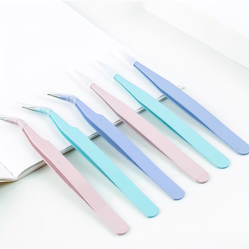 Nhíp Nhọn Thẳng Và Cong Cho Miếng Dán Nối Mi Miếng Dán Móng Tay Miếng Dán Đá Quý Kim Cương - joyhome_official