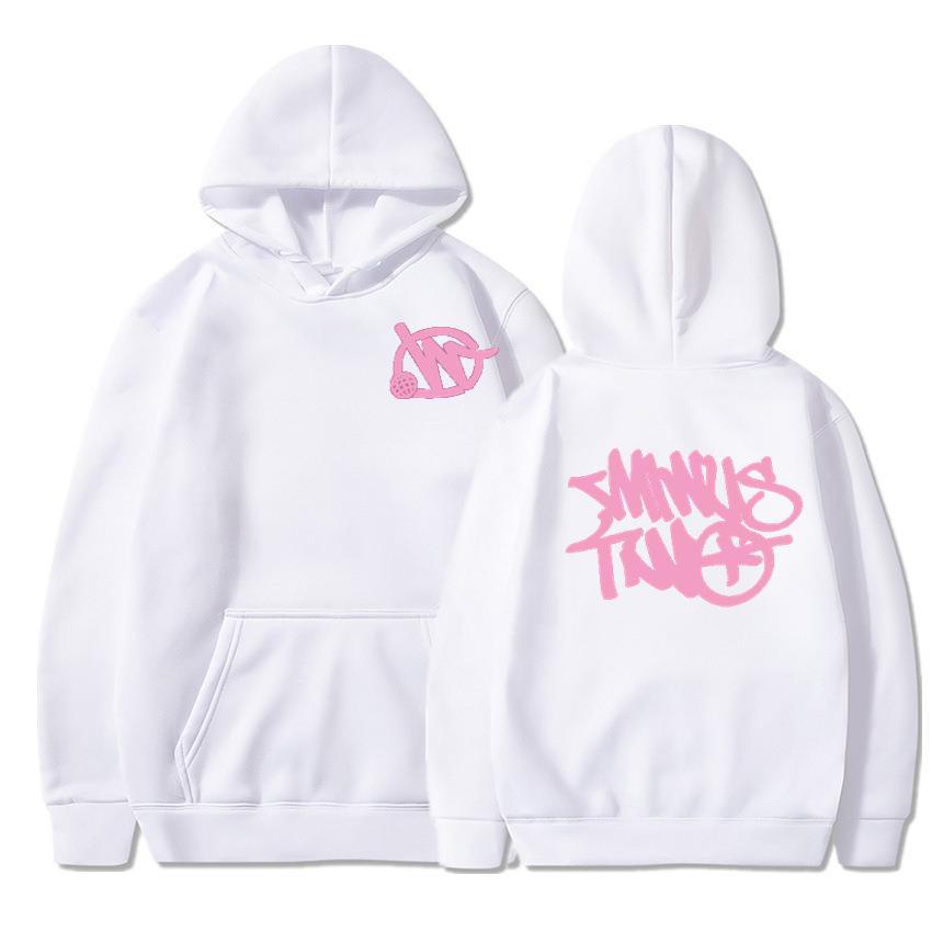 Áo hoodie Màu Trơn In Họa Tiết Bạc Hà Harajuku Thời Trang 2023 Y2K