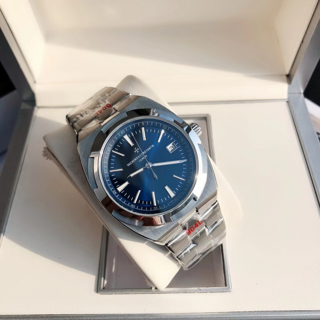 Đồng Hồ Đeo Tay Vacheron 904 Mặt Đá Sapphire Tráng Gương Kích Thước 41mm