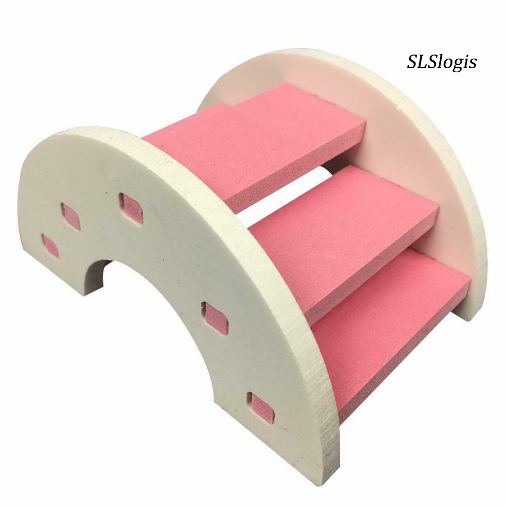 Đồ Chơi Cầu Thang Gắn Chuột Hamster Bằng Nhựa PVC Dễ Thương