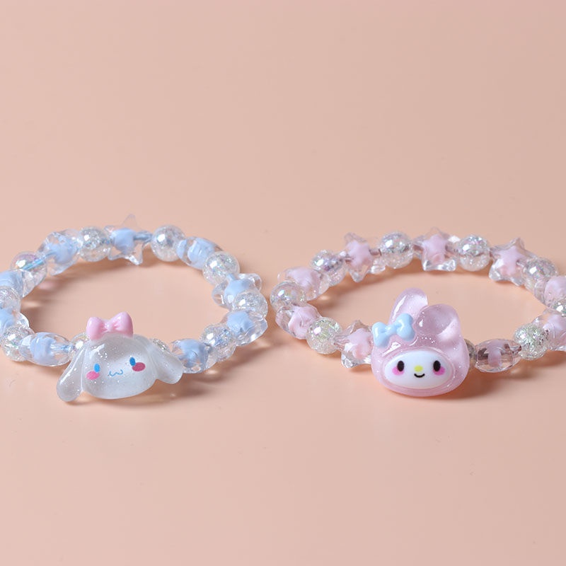 Sanrio series vòng tay phụ nữ vòng tay ngọc trai thời trang khóa vòng tay nữ phụ kiện thời trang trang trí