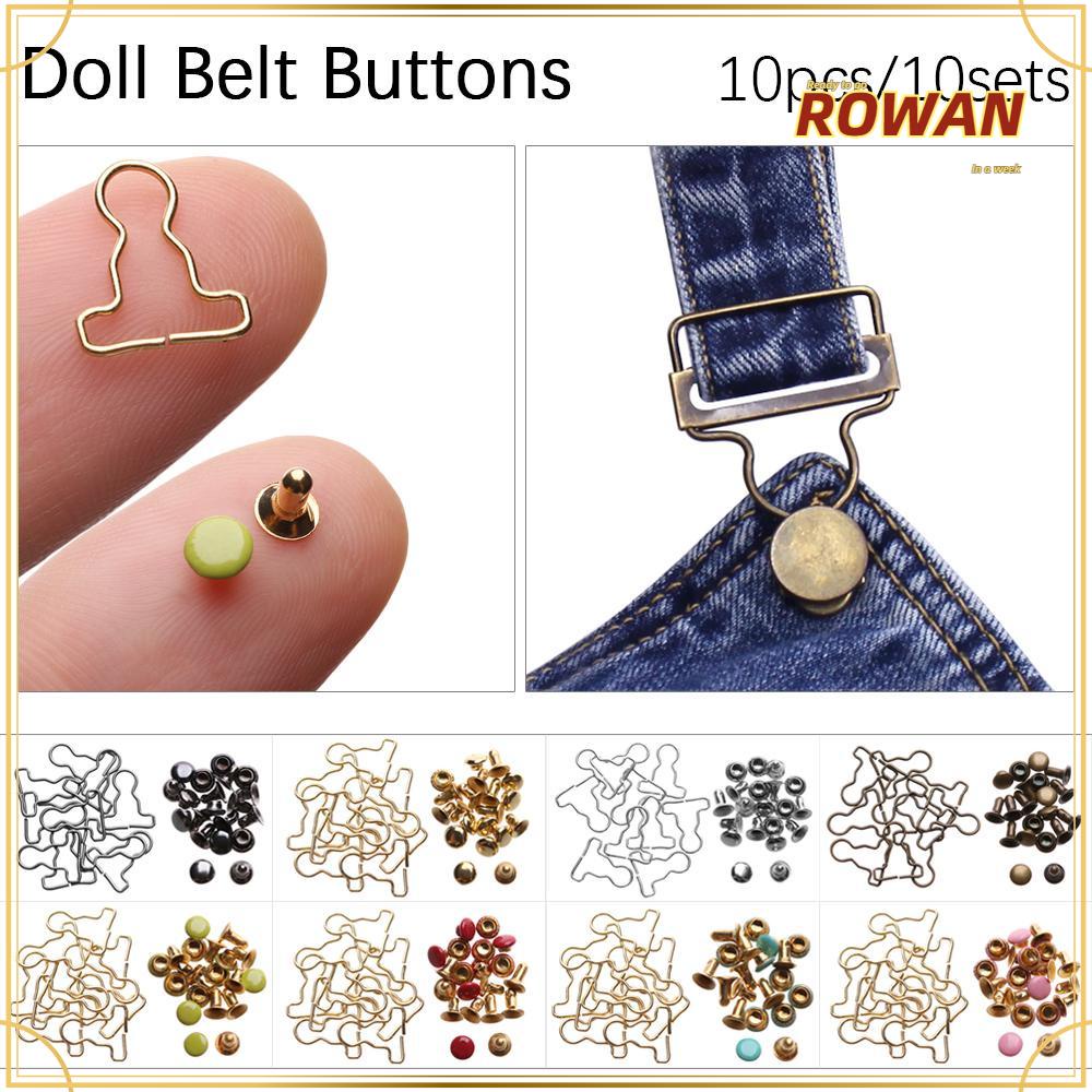 10 Phụ kiện nút thắt dây quần áo cho búp bê/ 10 Set