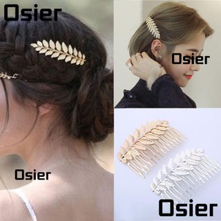 Lược cài tóc hình chiếc lá nữ tính sang trọng