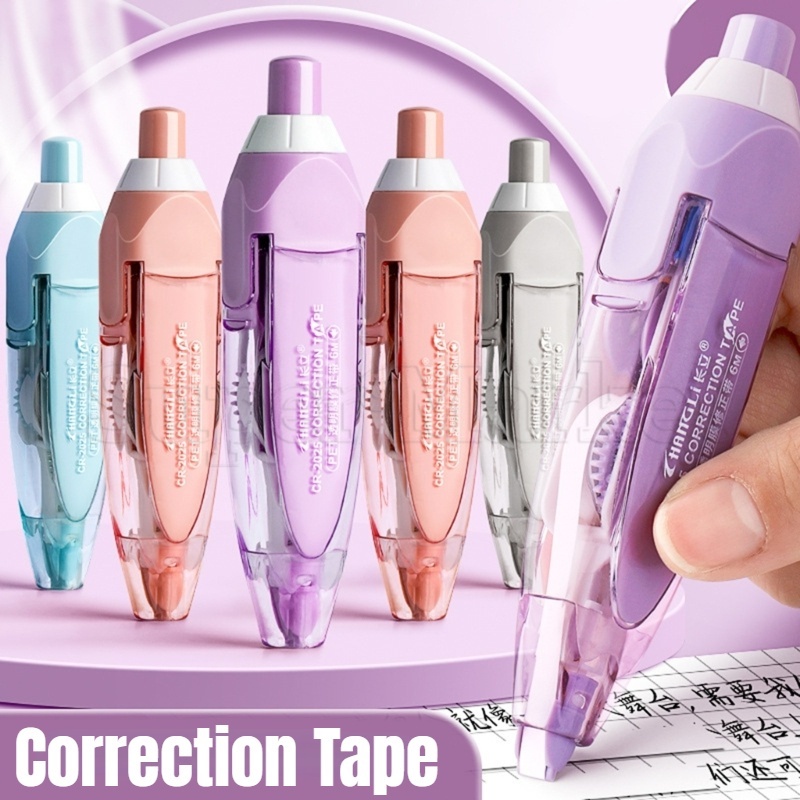 Bút Xóa Dạng Nhấn / Lõi Thay Thế Sáng Tạo / Cuộn Băng Keo Đơn Giản Cho Học Sinh / Văn Phòng