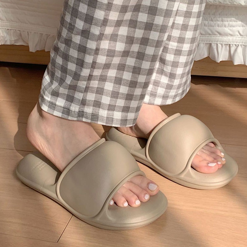 Prowow❤Dép Sandal Đế Mềm Bằng EVA Màu Trơn Thời Trang Mùa Hè Cho Nữ