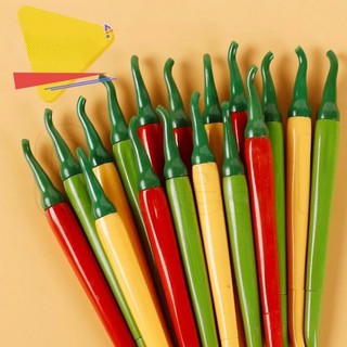 1 bút mực gel ngòi 0.5mm hình quả ớt hoạt hình chất lượng cao