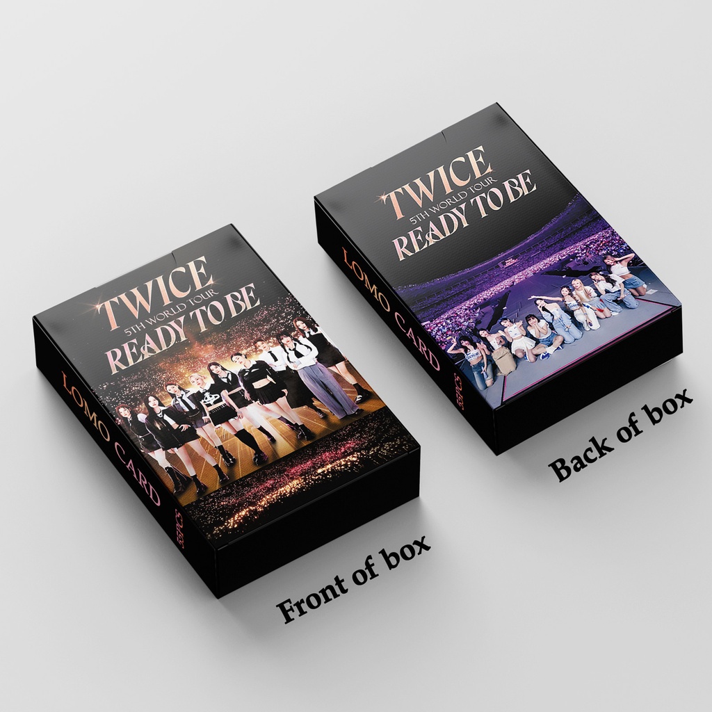 Hộp 55 Ảnh Thẻ Lomo Nhóm Nhạc TWICE WORLD TOUR