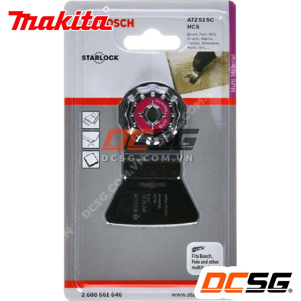 Lưỡi nạo Starlock ATZ52SC cho máy cắt rung Bosch 2608661646 | DCSG