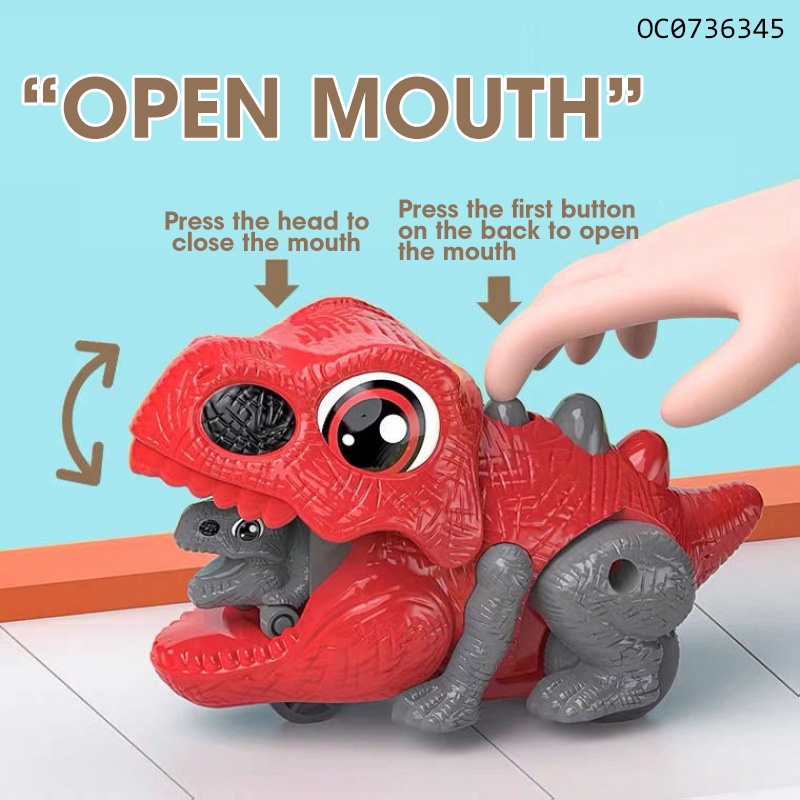 Đồ Chơi Khủng Long Đua Xe Độc Đáo Cho Bé Trai